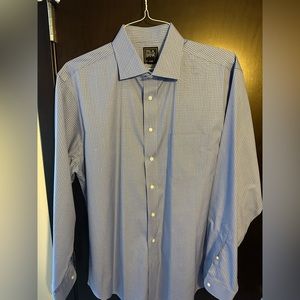 Blue Joseph A Banks Men’s Dress Shirt 16.5x35